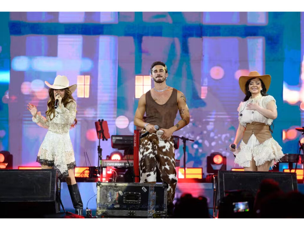 Coração Acelerado - João Raul grava cena em show real da dupla Maiara e Maraisa Foto - Gabi de Morais