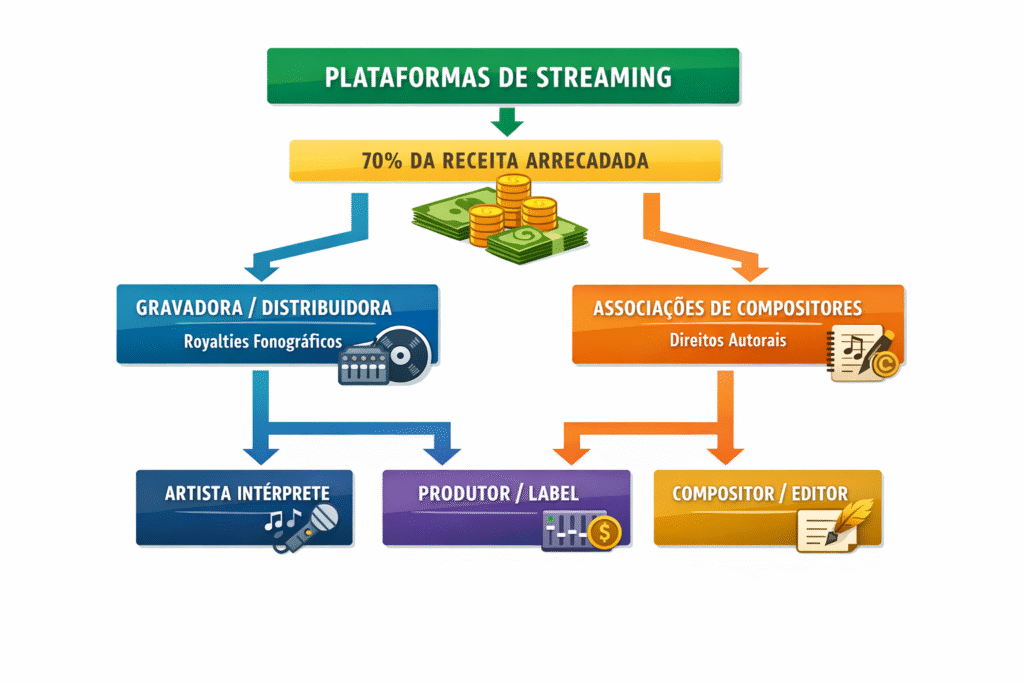 Caminho do dinheiro na era do streaming
