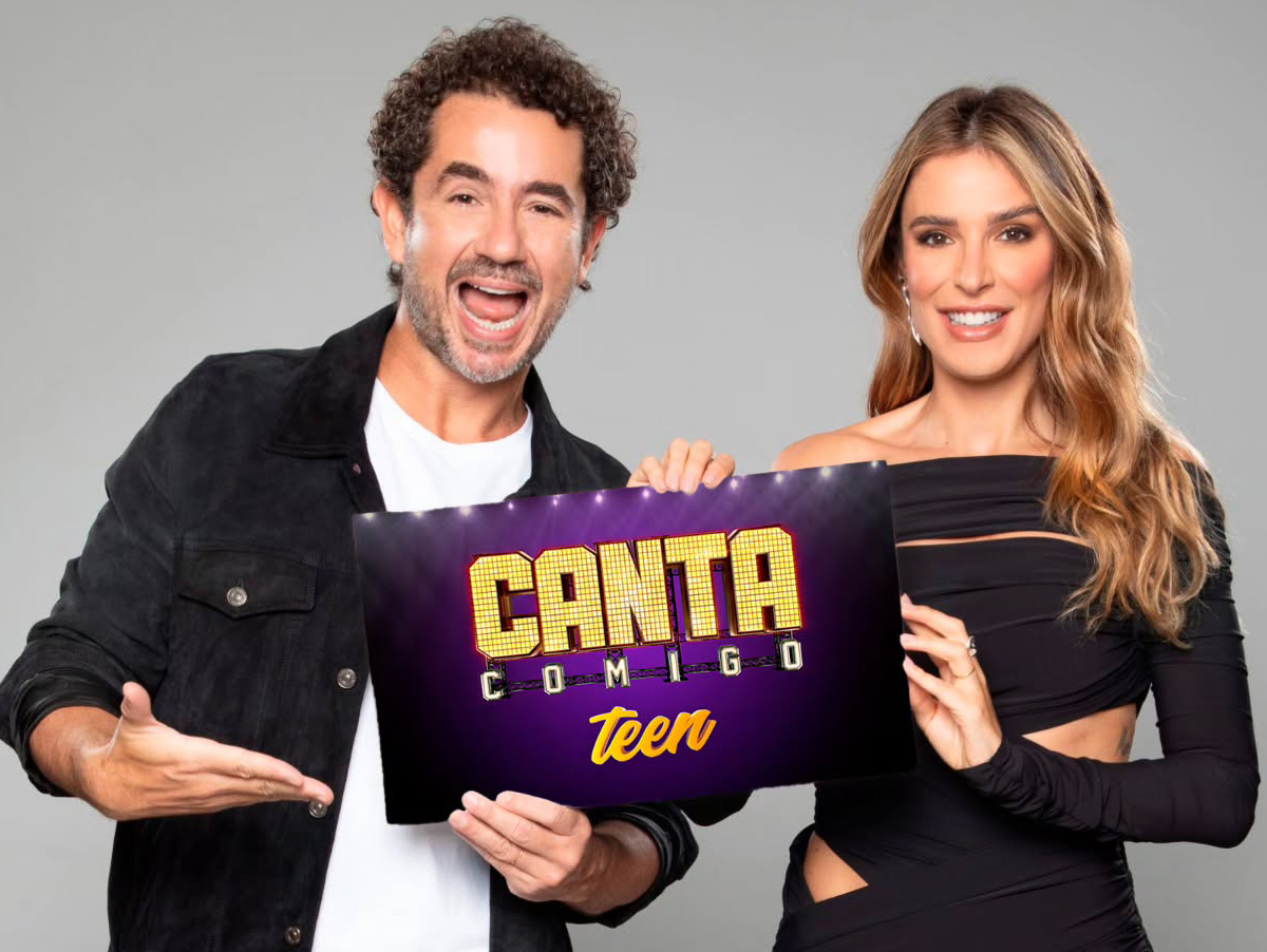 Felipe Andreoli e Rafa Brites comandam a nova temporada do Canta Comigo Teen