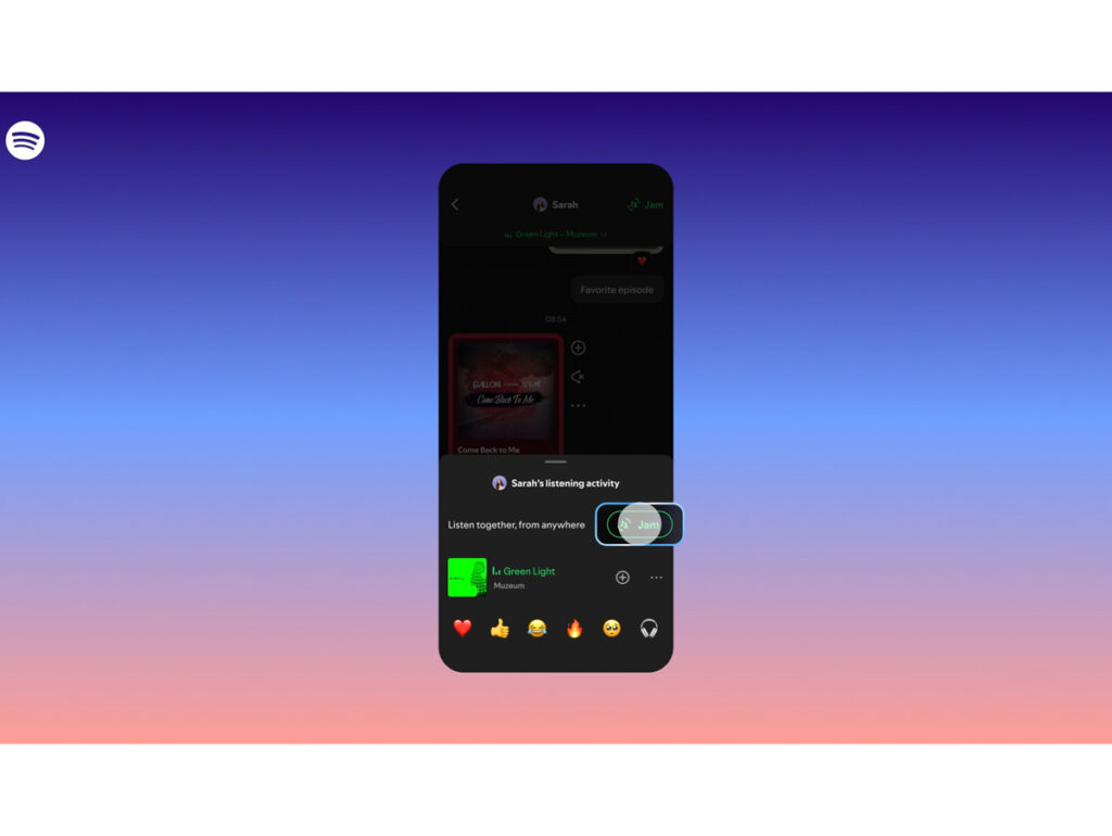 Spotify permite compartilhar Jam à distância