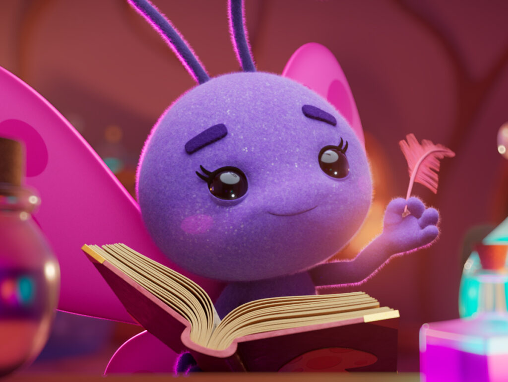 A Borboletinha marca presenca no filme da Galinha Pintadinha