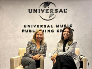 Adriana Ramos e Caroline Pepato na sede da UMPG