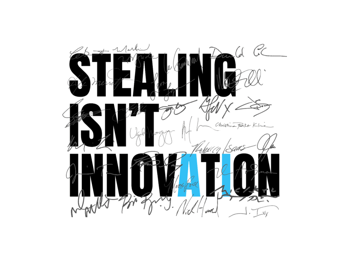 Campanha Roubo Não É Inovação se posiciona contra IA generativa