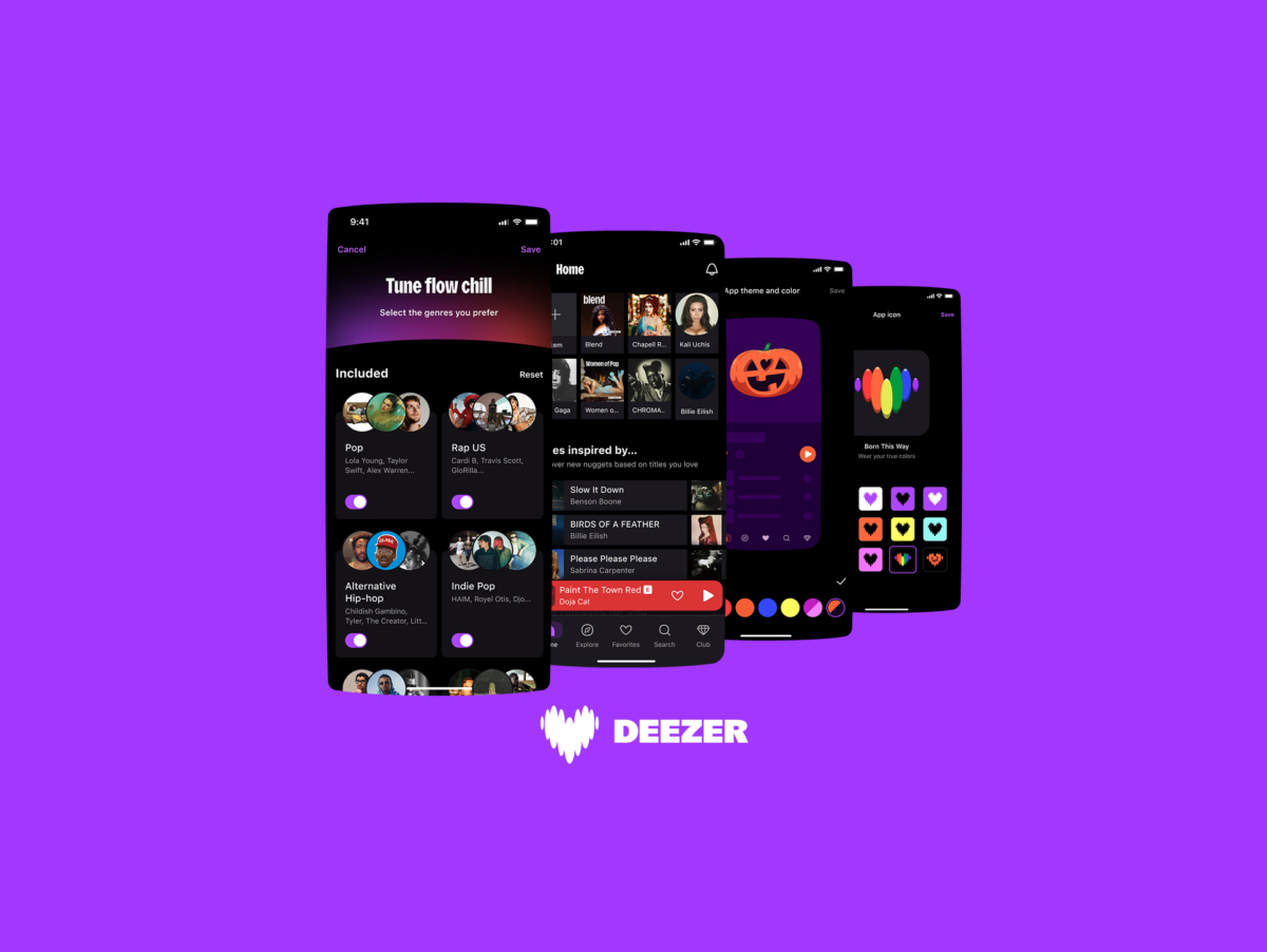 Deezer facilita personalizar o Flow