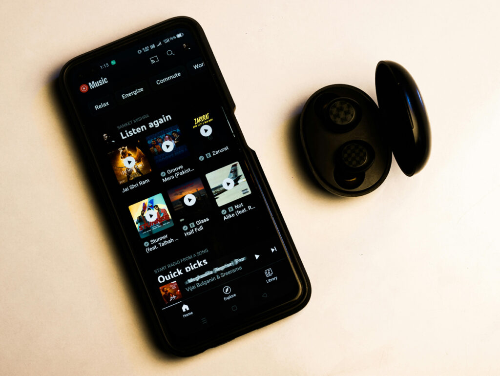 YouTube Music, streaming