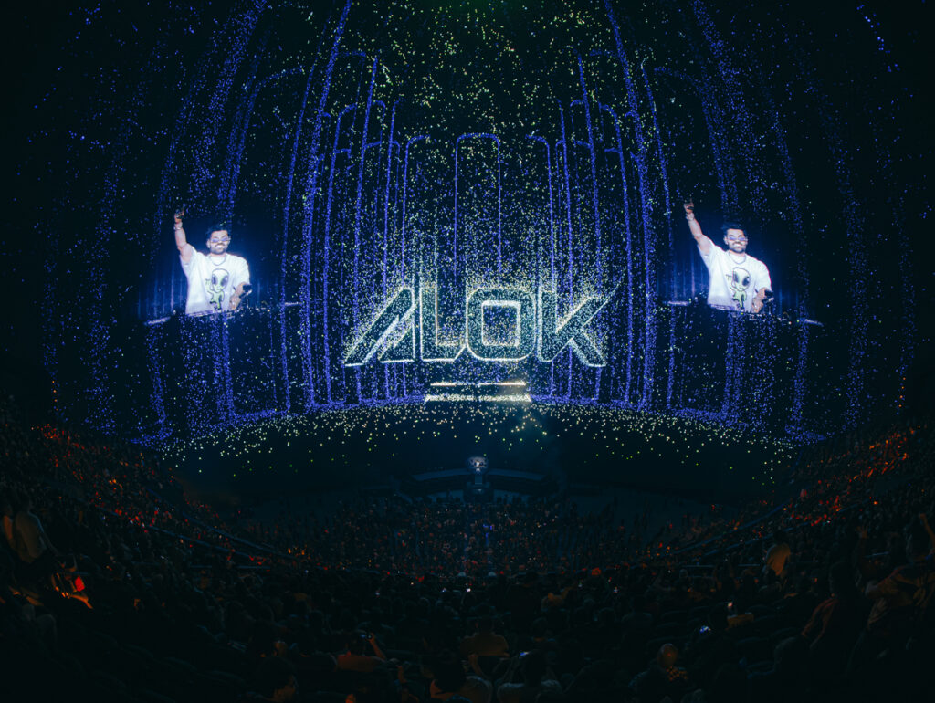 Alok na Sphere (Crédito: Alive Co/Sphere Entertainment)