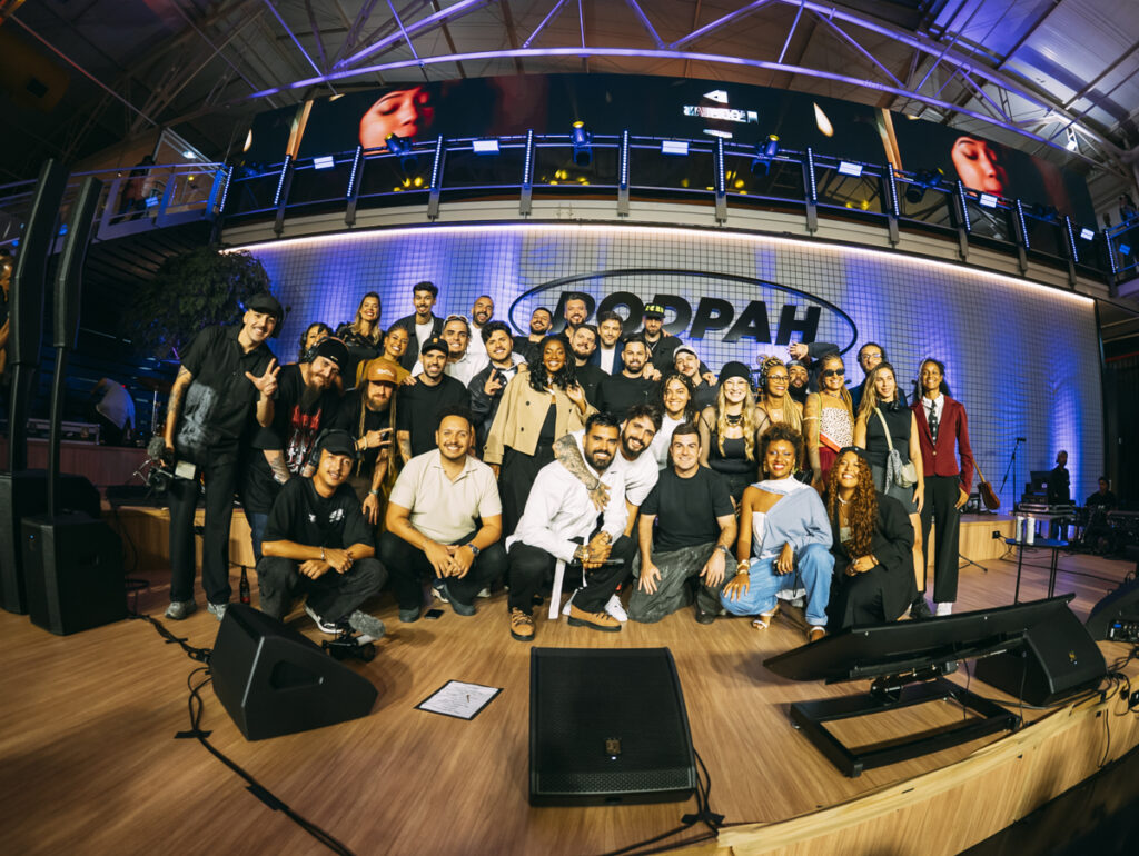 Equipe da Podpah Records (Crédito: Divulgação)