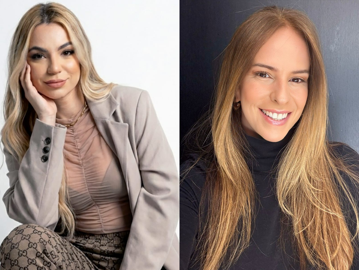 Mariana Vieira, da SoundOn, e Tatiana Cantinho, da Som Livre (Crédito: Divulgação)