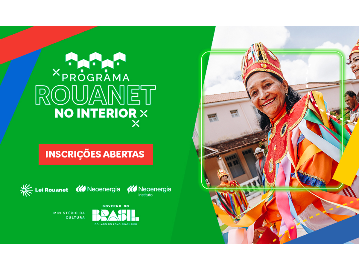 Programa Rouanet no Interior tem inscrições abertas