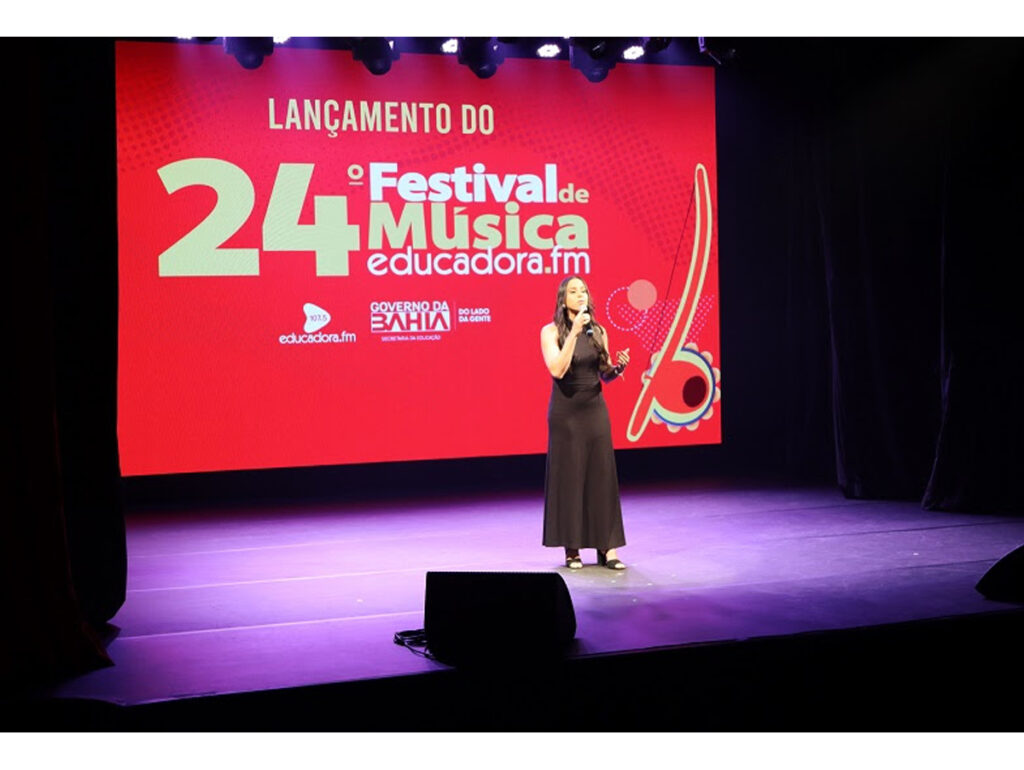 Evento de lançamento do Festival de Música da Educadora FM