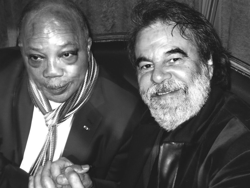 Moogie Canazio e Quincy Jones (Crédito: Reprodução/Instagram)