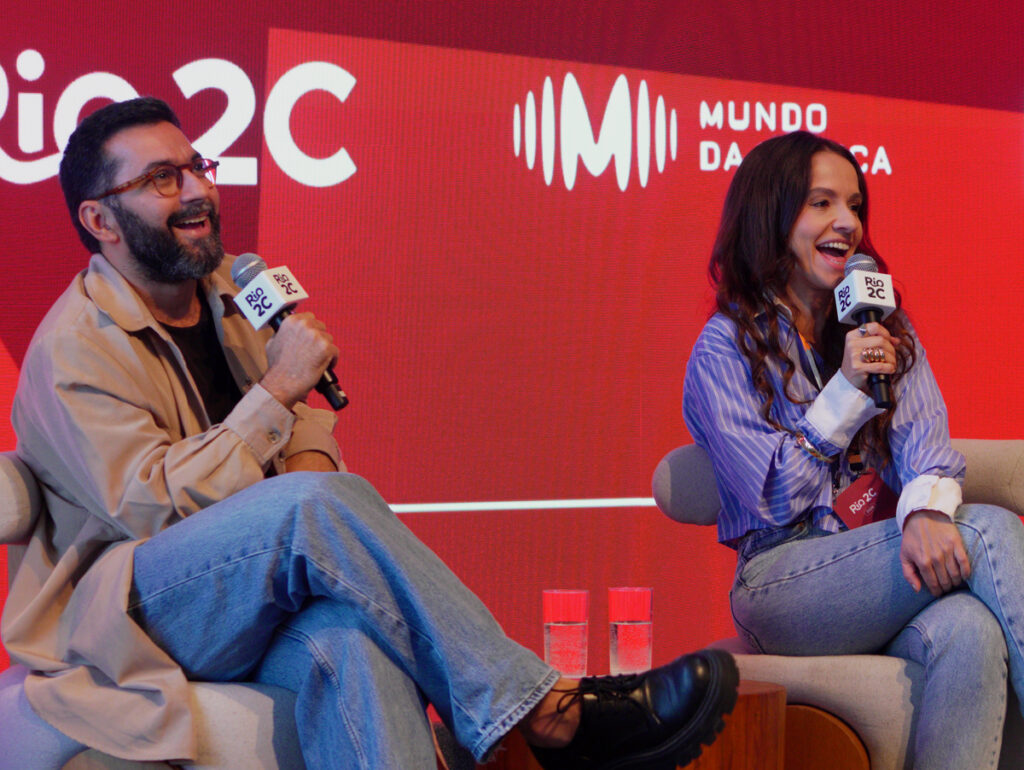 Edu Araujo e Thais Belchior no Rio2C