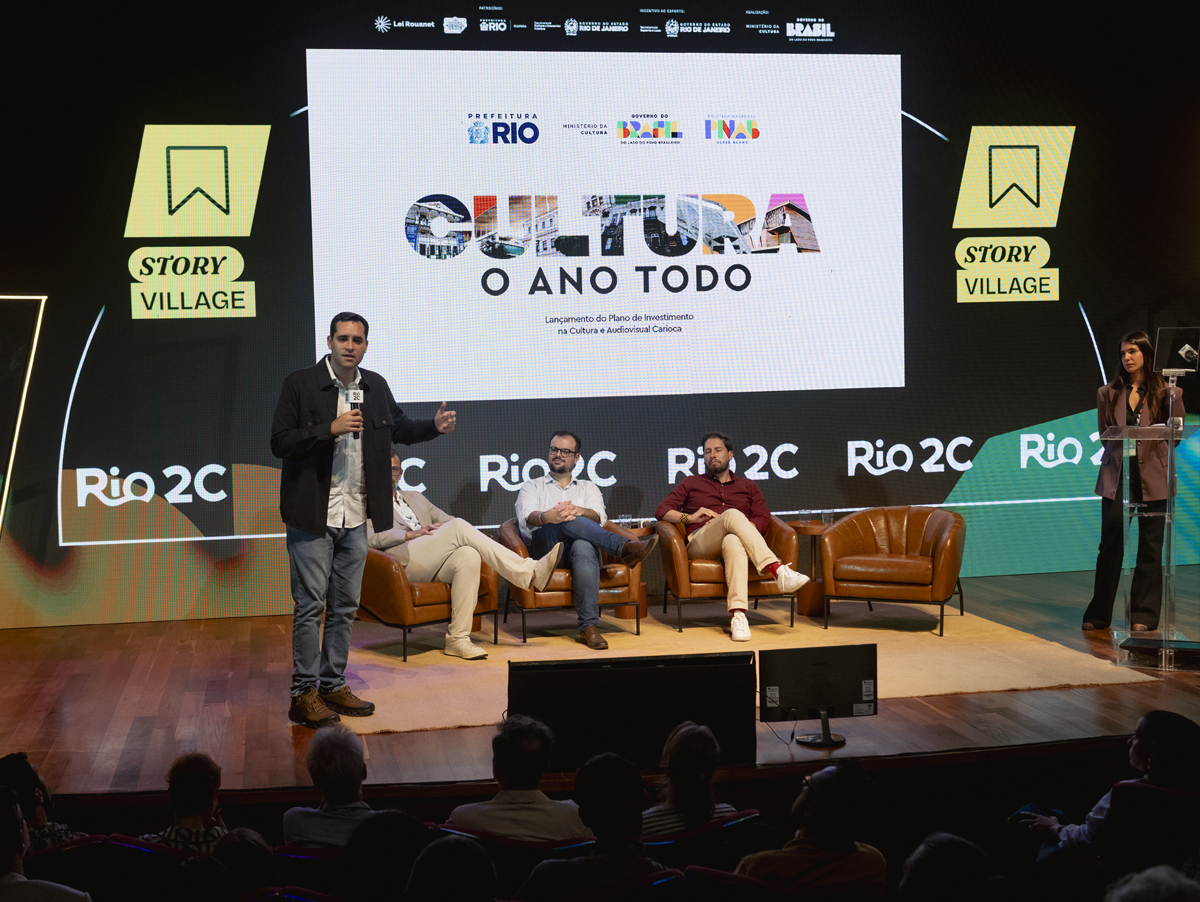 Prefeito do Rio, Eduardo Cavaliere apresenta investimentos em audiovisual e cultura (Crédito: Divulgação)