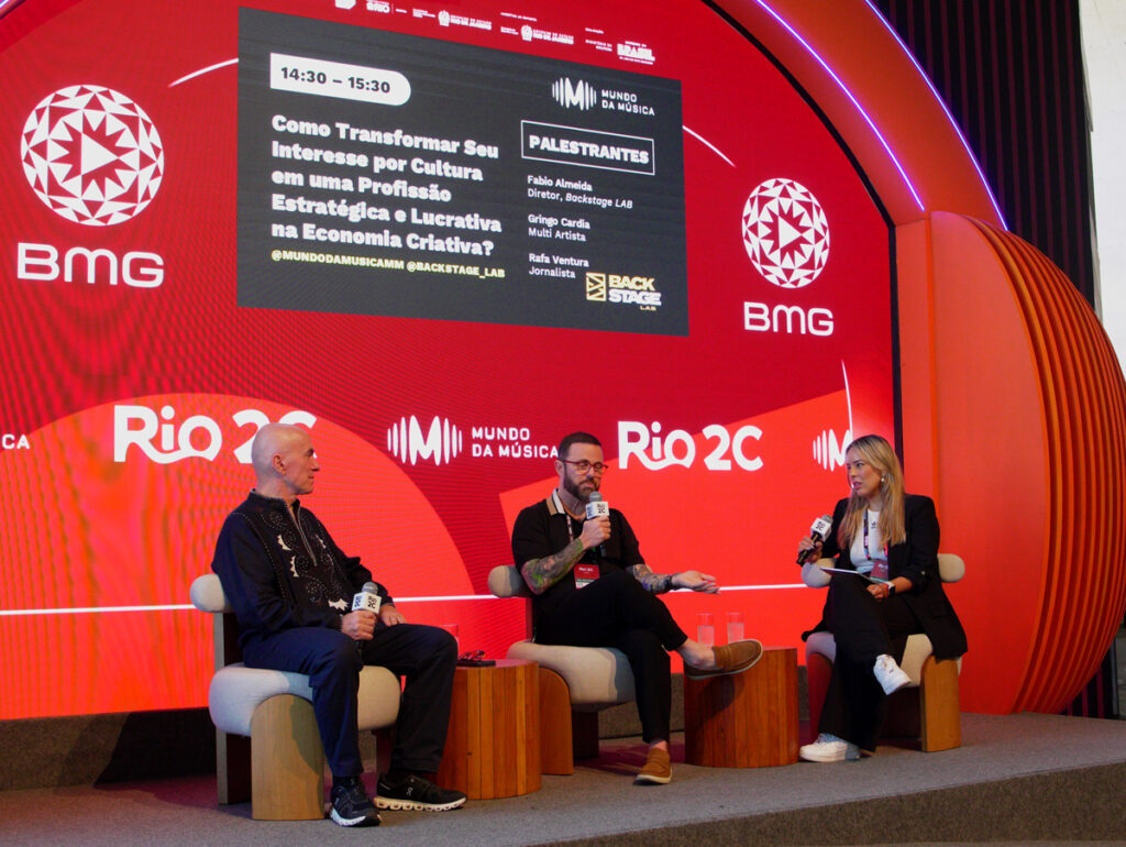 Gringo Cardia, Fabio Almeida e Rafa Ventura