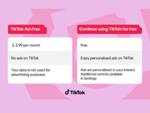 TikTok testa assinatura sem anúncios no Reino Unido
