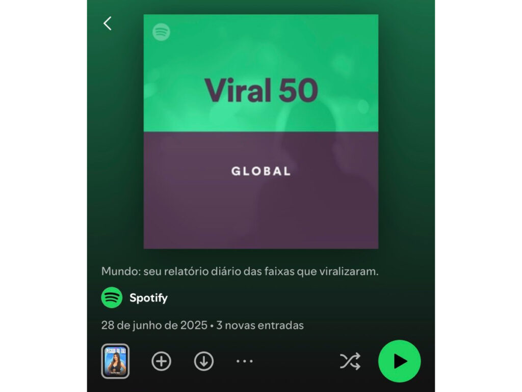 Viral 50 global do Spotify