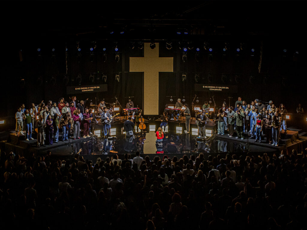 Julliany Souza em gravação de seu último DVD - Crédito Eryck Patryck, gospel
