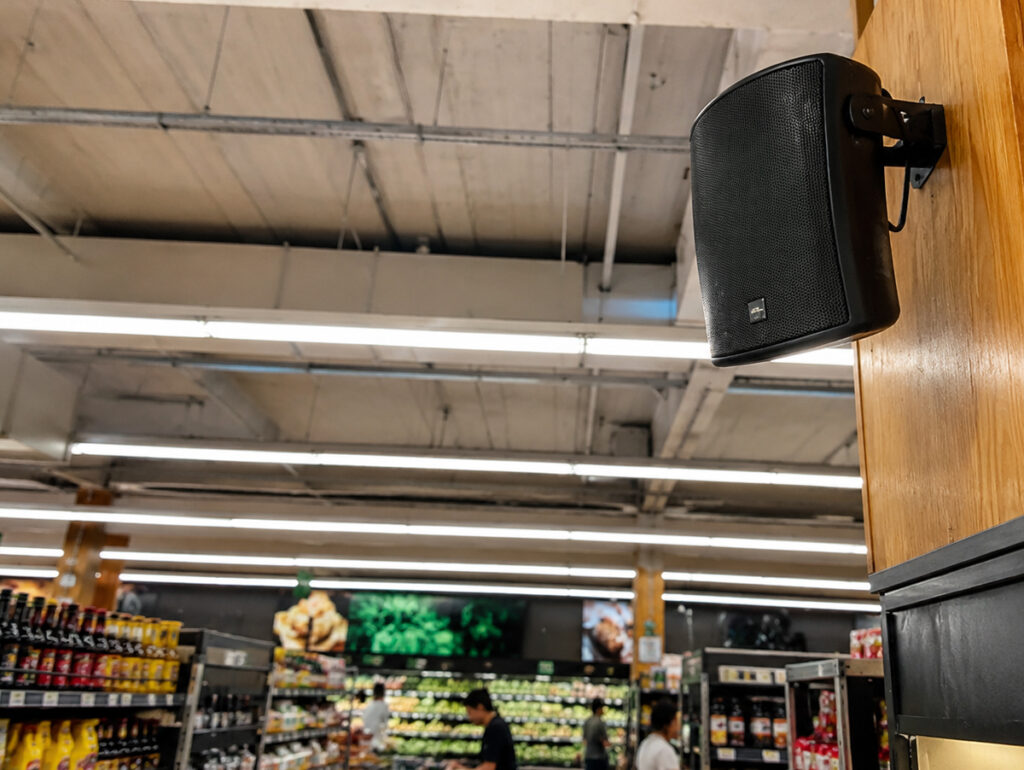 Música ambiente em supermercado, Ecad