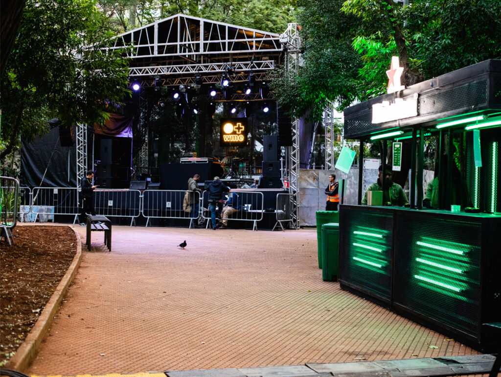 Palco do WME em São Paulo