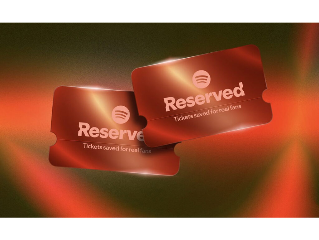 Spotify anuncia que irá reservar ingressos para superfãs