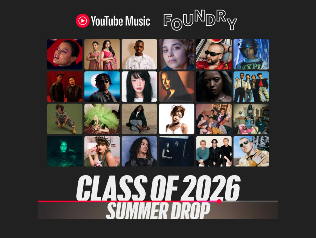 YouTube Music revela turma do programa Foundry