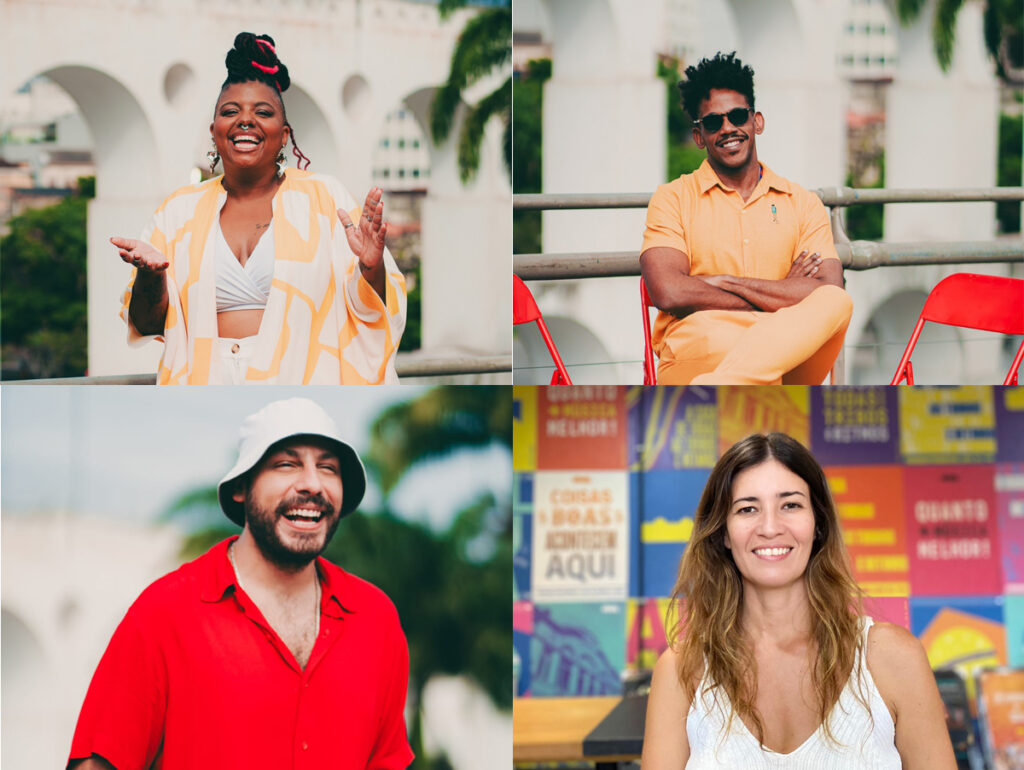 Ana Bispo, Vandro Augusto, Pedro Manhães e Cristina Nogueira