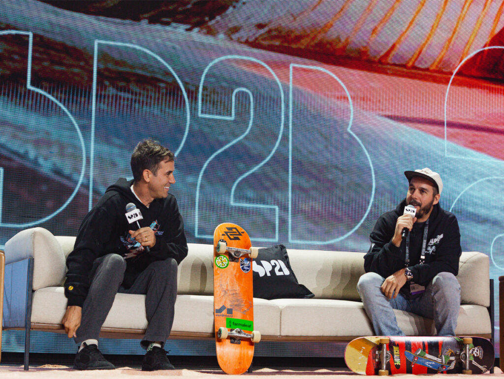 Bob Burnquist e Micah Desforges no SP2B
