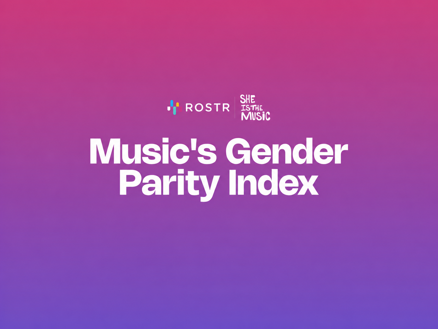 Índice de Paridade de Gênero na Música, segundo o ROSTR