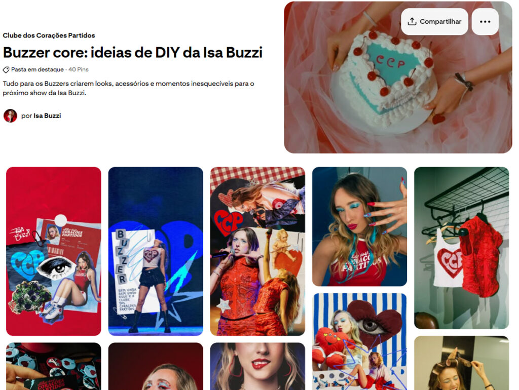 Clube dos Corações Partidos no Pinterest