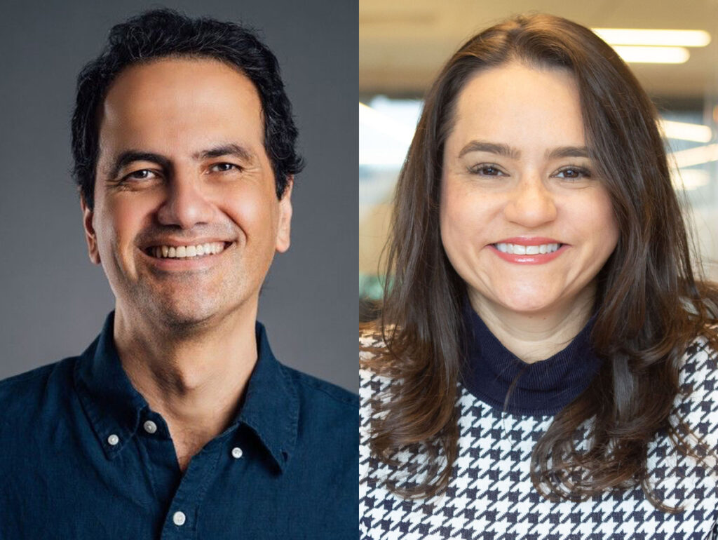 Fernando Cabral, CEO da Sony Music, e Cristiane Simões, Label Head da Sony Music