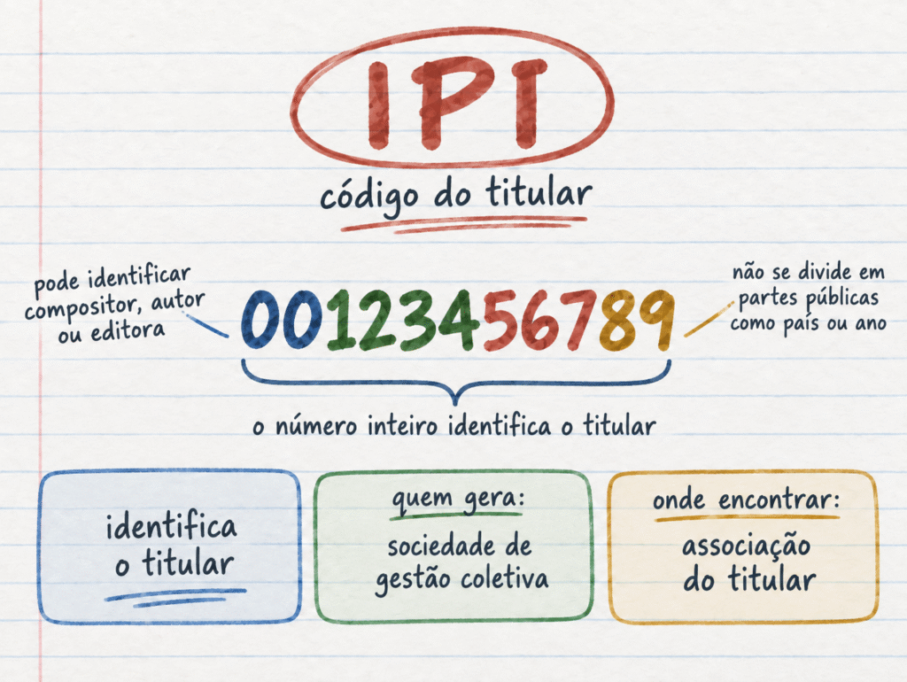 IPI, siglas, música