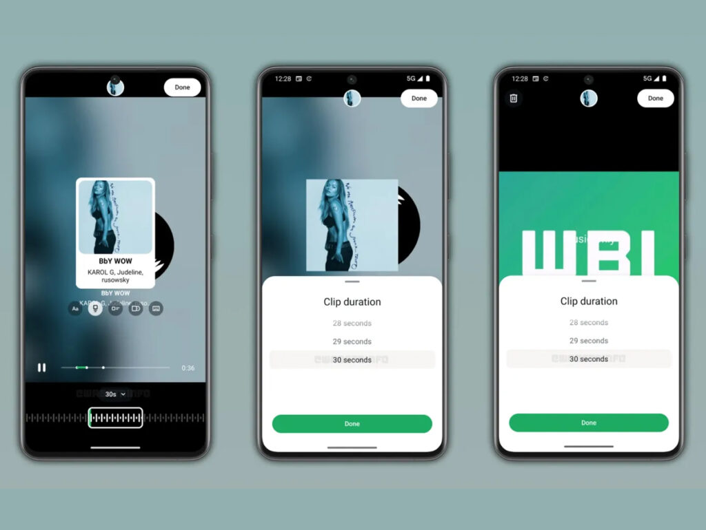 WhatsApp dobra o tempo de músicas no status